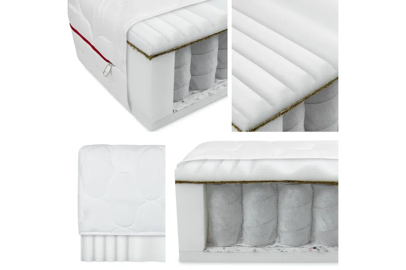 Fema Madrass 200x140x18 cm 140x200 - 140x200 - Möbler - Sovrum - Madrasser - Resårmadrass & resårbotten