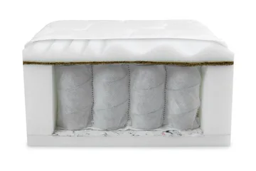Fema Madrass 200x90x18 cm  Vit  Vit - Vit - Möbler - Sovrum - Madrasser - Resårmadrass & resårbotten