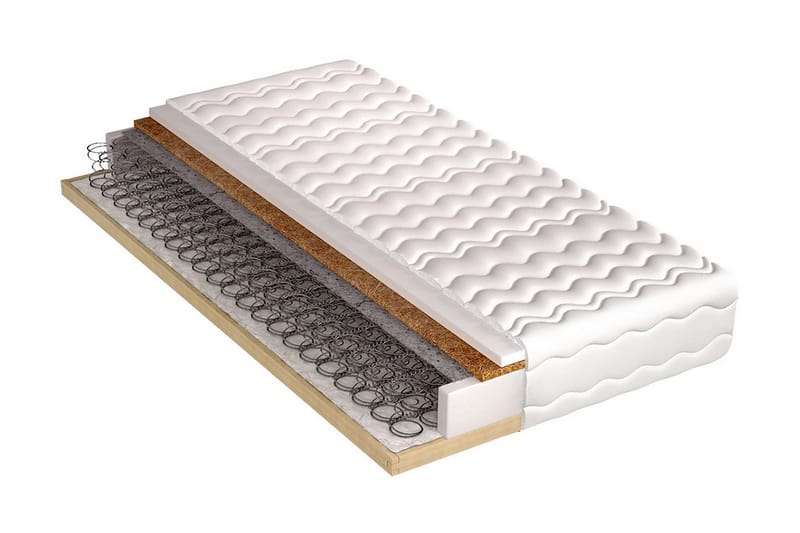 Hela Plus Madrass 200x160x22 cm, Vit