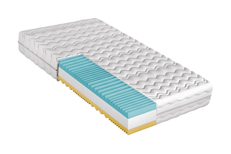 KIRBY Madrass 200x200 cm, Vit