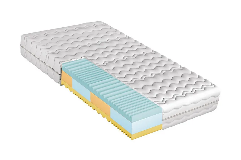 Madrass 140x200  Vit, Vit