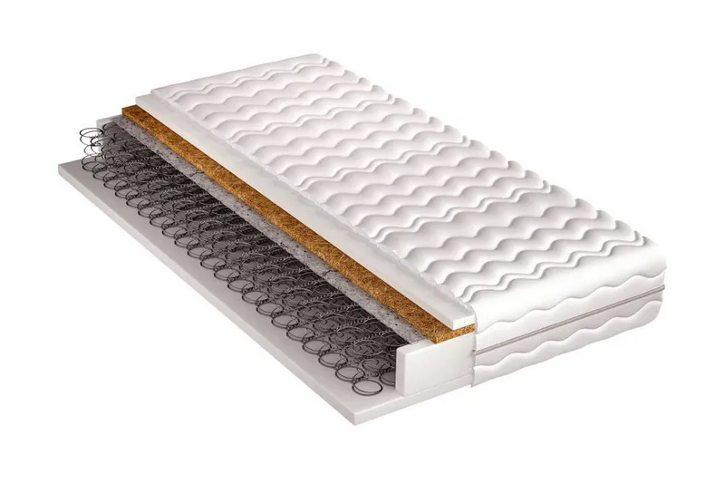 Presto Madrass 200x80x18 cm - Vit - Möbler - Sovrum - Madrasser - Resårmadrass & resårbotten