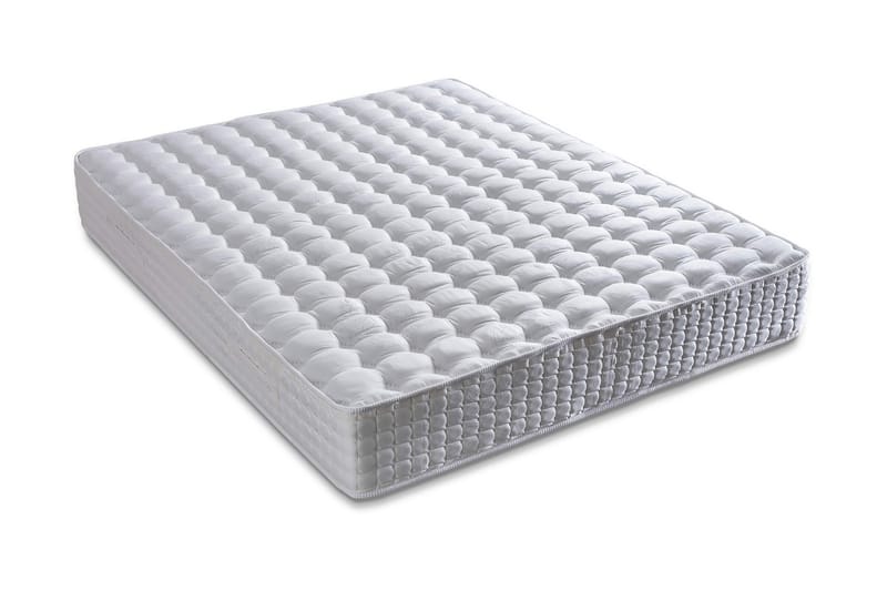 RESÅRMADRASS 100x200 cm Vit - Vit - Möbler - Sovrum - Madrasser - Resårmadrass & resårbotten