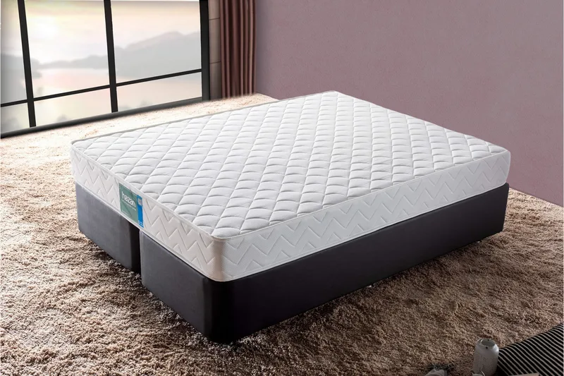 Resårmadrass 100x200 cm - Vit - Möbler - Sovrum - Madrasser - Resårmadrass & resårbotten