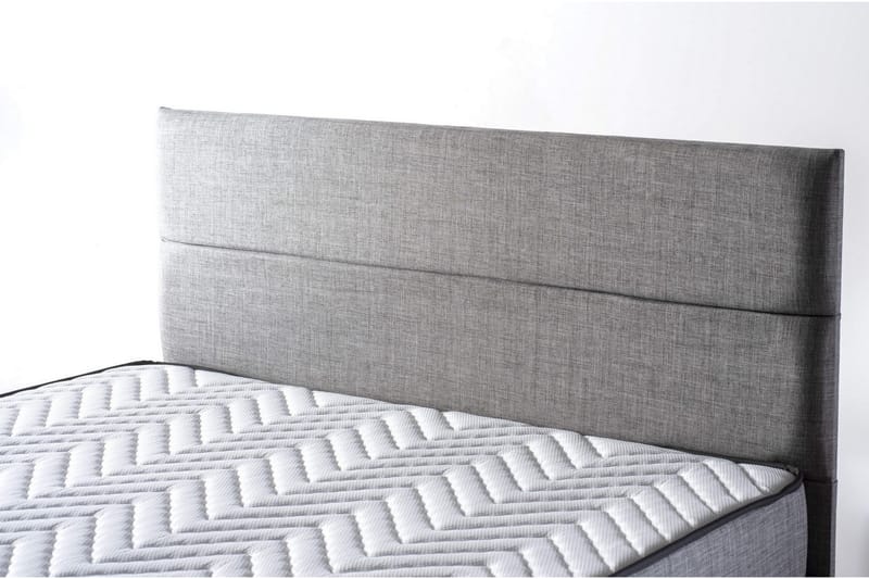 Resårmadrass 100x200 cm - Vit/Grå - Möbler - Sovrum - Madrasser - Resårmadrass & resårbotten