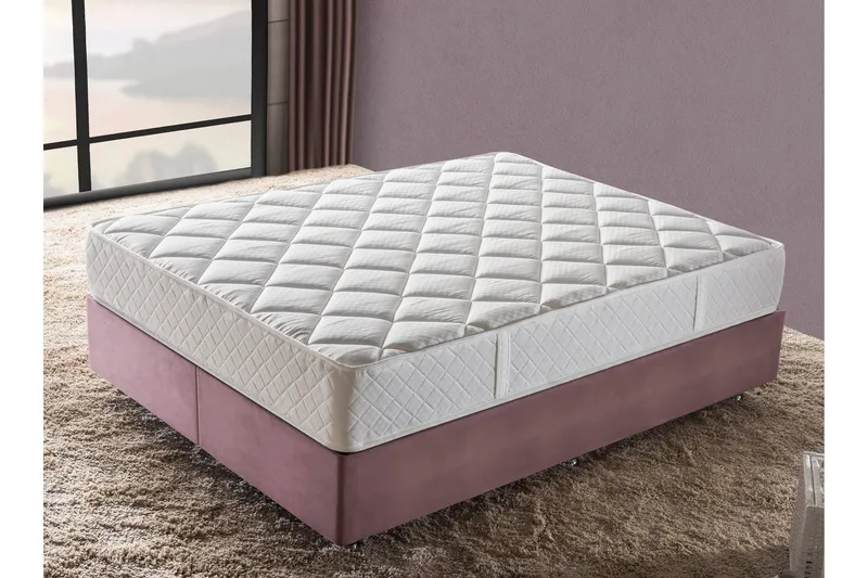 Resårmadrass 120x200 cm - Vit - Möbler - Sovrum - Madrasser - Resårmadrass & resårbotten