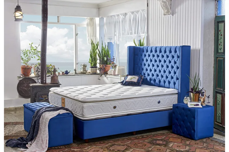 Resårmadrass 120x200 cm - Vit - Möbler - Sovrum - Madrasser - Resårmadrass & resårbotten