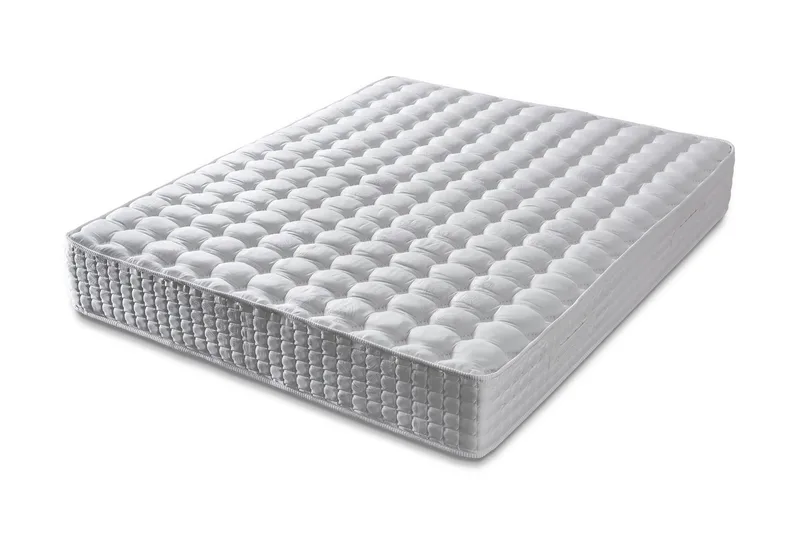 Resårmadrass 120x200 cm, Vit