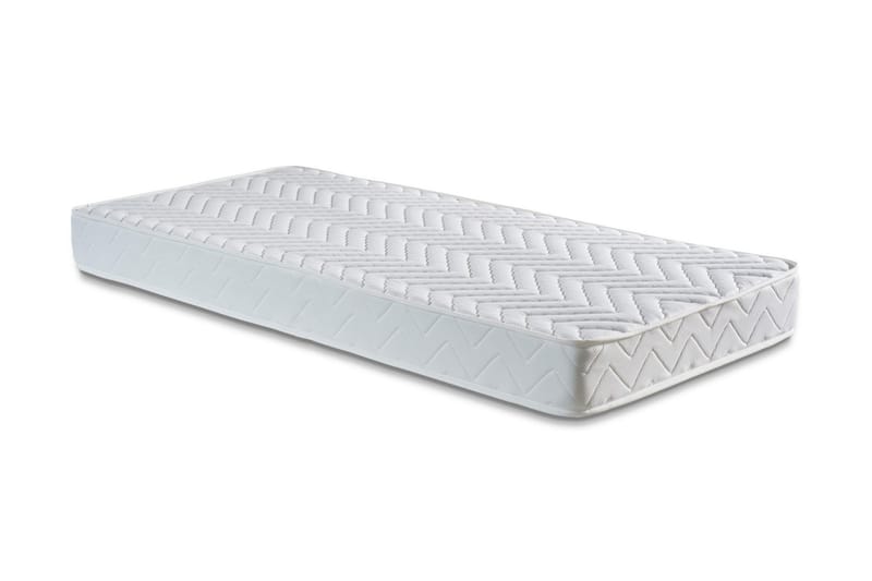Resårmadrass 120x200 cm, Vit