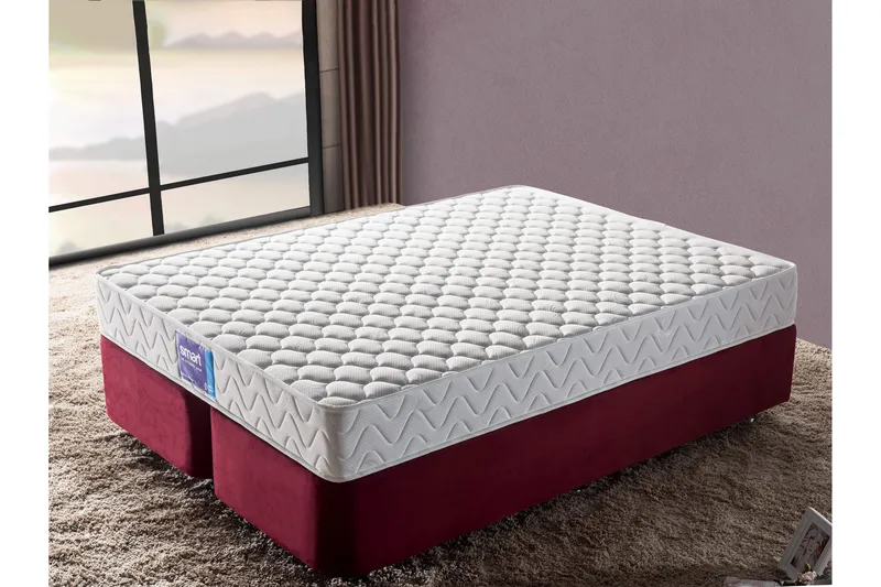 RESÅRMADRASS 140x190 cm Vit - Vit - Möbler - Sovrum - Madrasser - Resårmadrass & resårbotten