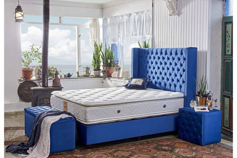 Resårmadrass 140x190 cm - Vit - Möbler - Sovrum - Madrasser - Resårmadrass & resårbotten