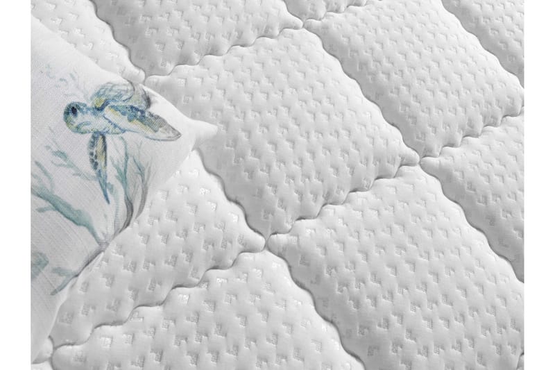 Resårmadrass 140x190 cm - Vit - Möbler - Sovrum - Madrasser - Resårmadrass & resårbotten