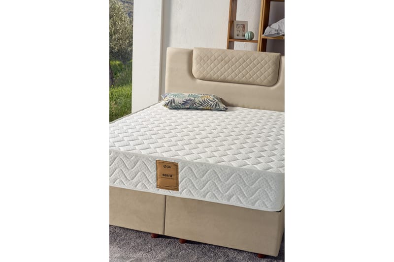 Resårmadrass 150x200 cm - Vit - Möbler - Sovrum - Madrasser - Resårmadrass & resårbotten