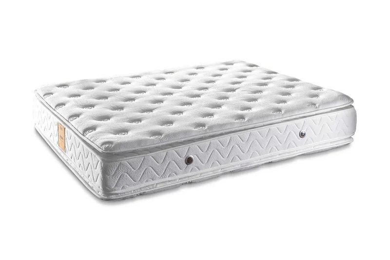 Resårmadrass 160x200 cm, Vit