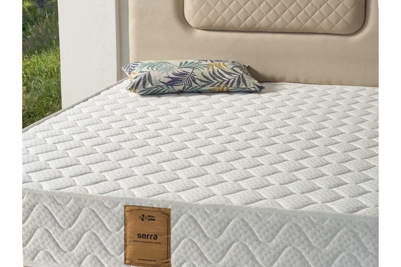 RESÅRMADRASS 200x200 cm Vit - Vit - Möbler - Sovrum - Madrasser - Resårmadrass & resårbotten