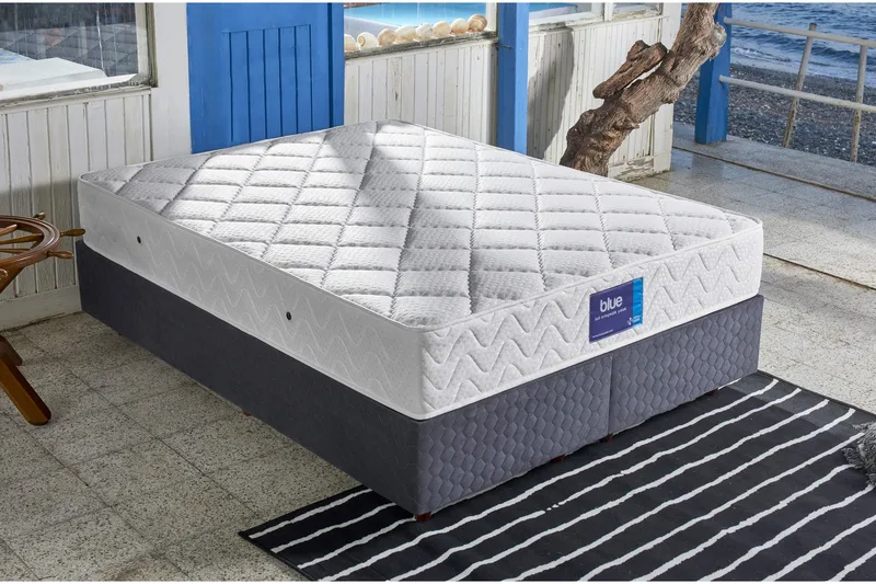 Resårmadrass 90x190 cm - Vit - Möbler - Sovrum - Madrasser - Resårmadrass & resårbotten