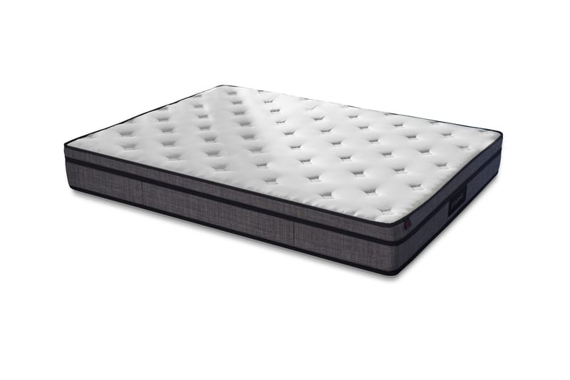 RESÅRMADRASS 90x190 cm Vit/Grå, Vit/Grå