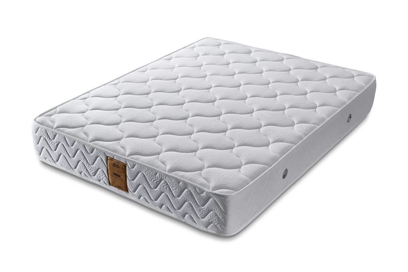 Resårmadrass 90x200 cm, Vit