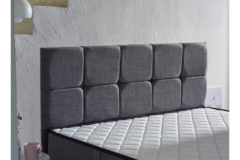 RESÅRMADRASS 90x200 cm Vit/Grå - Vit/Grå - Möbler - Sovrum - Madrasser - Resårmadrass & resårbotten