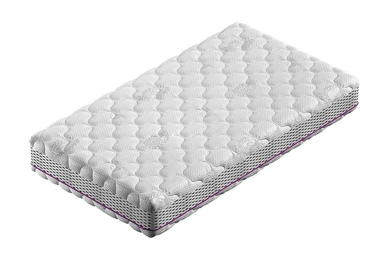 SILVER PROTECT Madrass 90x200 cm Vit - Vit - Möbler - Sovrum - Madrasser - Resårmadrass & resårbotten