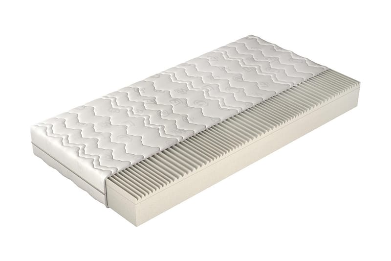 VERSAL Madrass 200x120x12 cm - Grå/Vit - Möbler - Sovrum - Madrasser - Resårmadrass & resårbotten