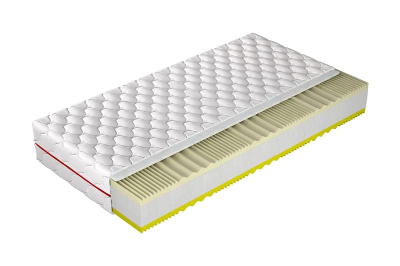 VISSO Madrass 200x200x20 cm - Vit - Möbler - Sovrum - Madrasser - Resårmadrass & resårbotten