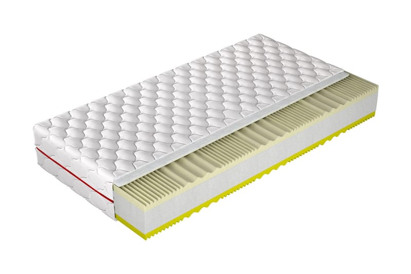 Visso Madrass 200x90x20 cm, Vit