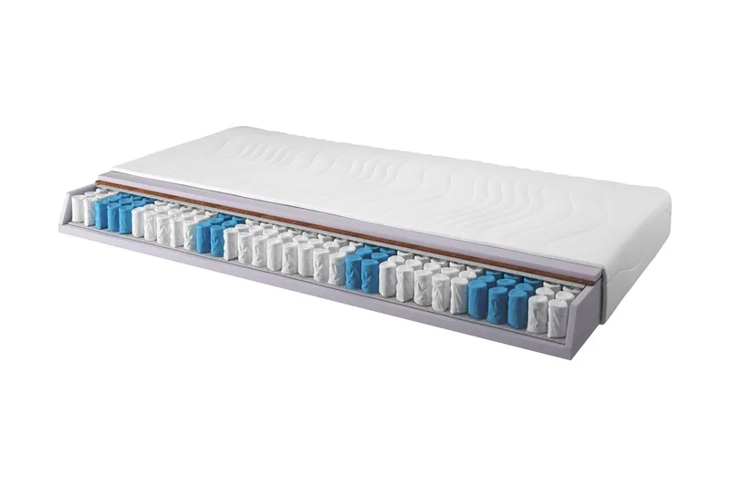 Zafir Resårmadrass 80x200 Pocket Medium/Mjuk, Vit