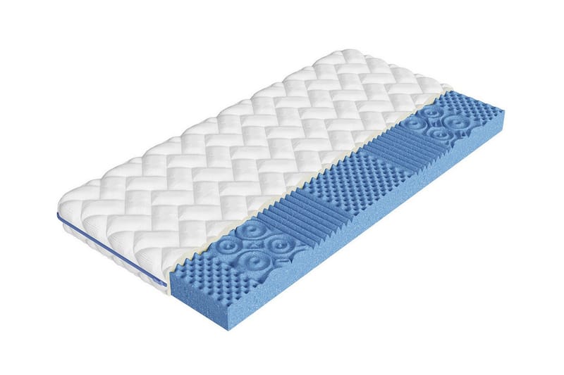 Derry Skummadrass 80x200 cm Vit - Möbler - Sovrum - Madrasser - Skummadrasser