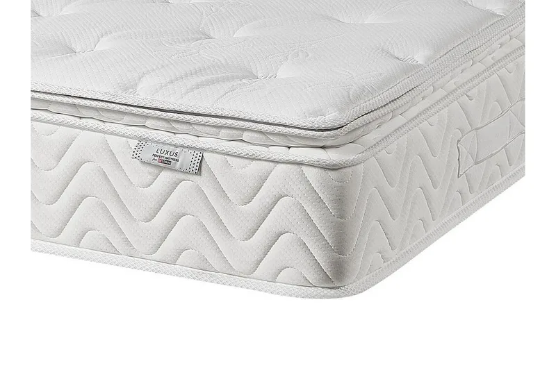 Luxusa Skummadrass 140x200 cmmed Avtagbar Klädsel - Beige - Möbler - Sovrum - Madrasser - Skummadrasser