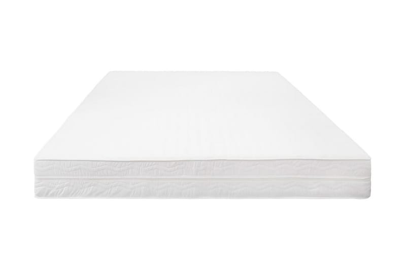 Madrass 140x200 cm viskoelastiskt minnesskum 18 cm - Vit - Möbler - Sovrum - Madrasser - Skummadrasser