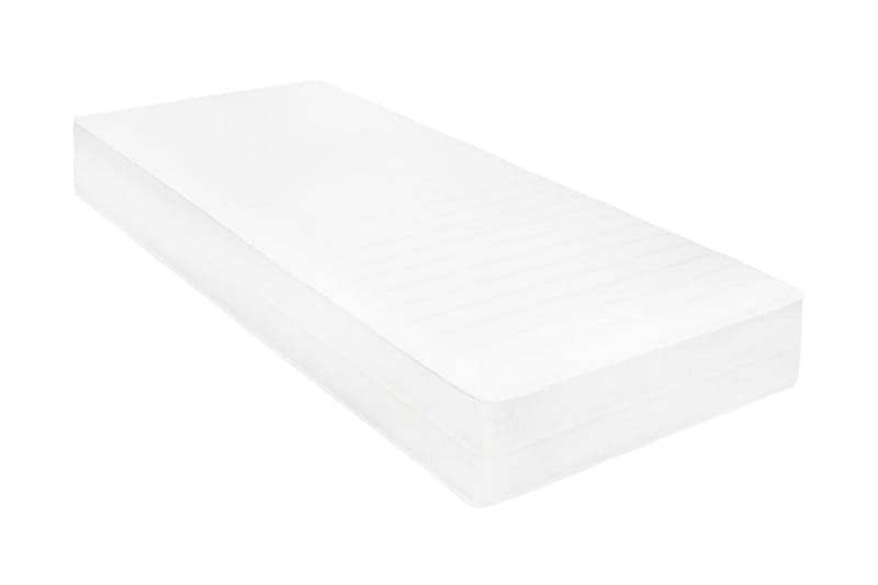 Madrass 80x200 cm viskoelastiskt minnesskum 18 cm - Vit - Möbler - Sovrum - Madrasser - Skummadrasser