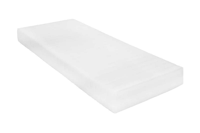 Madrass 90x200 cm 7 zoner PU-skum 16 cm H2 H3 - Vit - Möbler - Sovrum - Madrasser - Skummadrasser