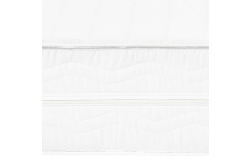 Madrass 90x200 cm viskoelastiskt minnesskum 18 cm - Vit - M�öbler - Sovrum - Madrasser - Skummadrasser