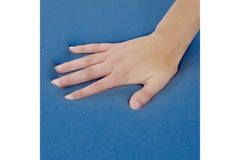 Madrass 90x200 cm viskoelastiskt minnesskum 18 cm - Vit - Möbler - Sovrum - Madrasser - Skummadrasser