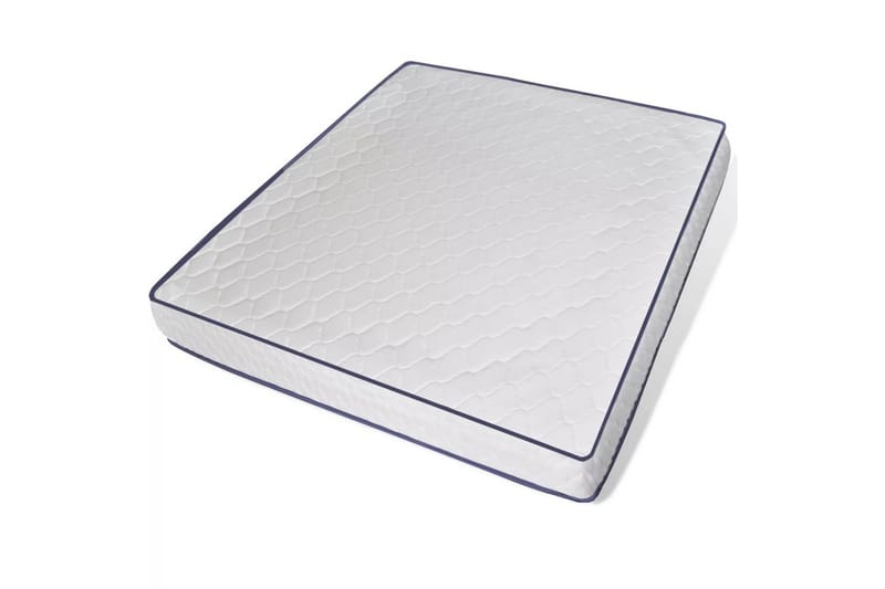 Madrass med memoryskum 200x180x17 cm - Vit - Möbler - Sovrum - Madrasser - Skummadrasser