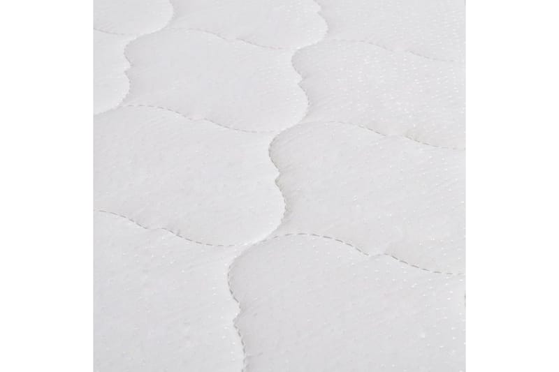 Madrass med memoryskum 200x180x17 cm - Vit - Möbler - Sovrum - Madrasser - Skummadrasser