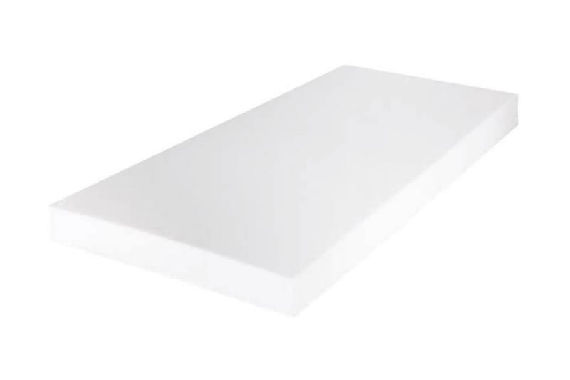 Madrass med tvättbart överdrag 200x90x17 cm - Vit - Möbler - Sovrum - Madrasser - Skummadrasser