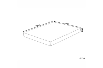 Skummadrass Piccolo 90 200 cm Vit - Möbler - Sovrum - Madrasser - Skummadrasser