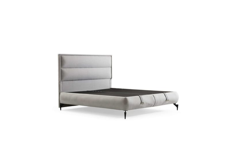 Mashli Sängram 100x200 cm - Grå - Möbler - Sovrum - Sängram & sängstomme