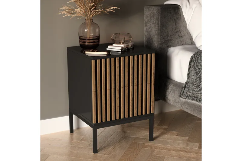 Meorati Sängbord 40 cm - Brun - Möbler - Sovrum - Sängbord