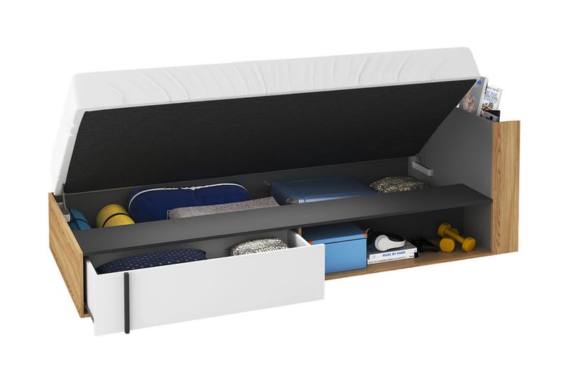 Metropolitan Sängram 90x200 cm - Brun - Möbler - Sovrum - Sängram & sängstomme