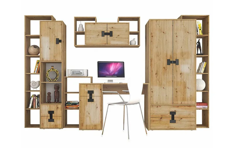 Castlebay Möbelset För Sovrum Brown - Möbler - Sovrum - Möbelset för sovrum