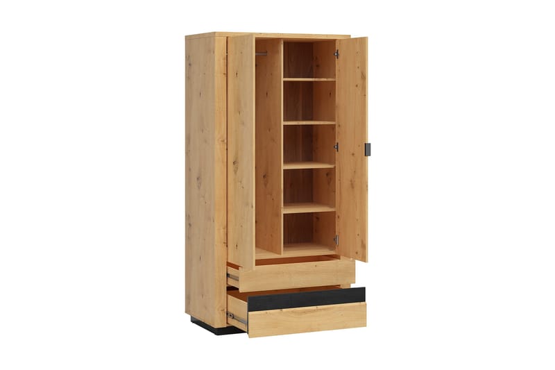 Forja Sovrumsset 101x56 cm - Natur/Svart - Möbler - Sovrum - Möbelset för sovrum