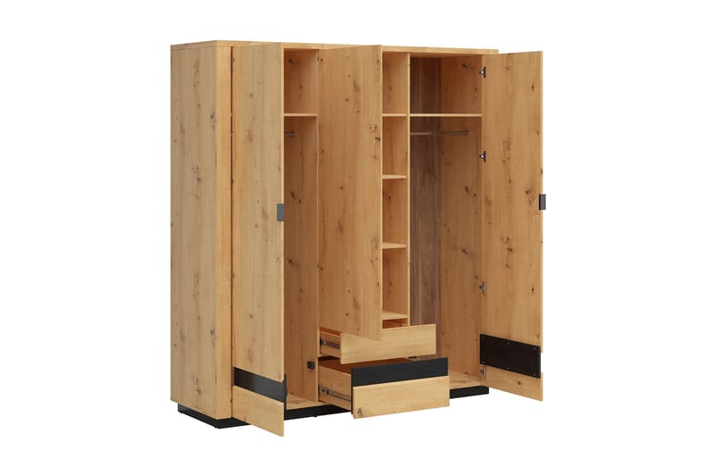 Forja Sovrumsset 181x56 cm - Natur/Svart - Möbler - Sovrum - Möbelset för sovrum