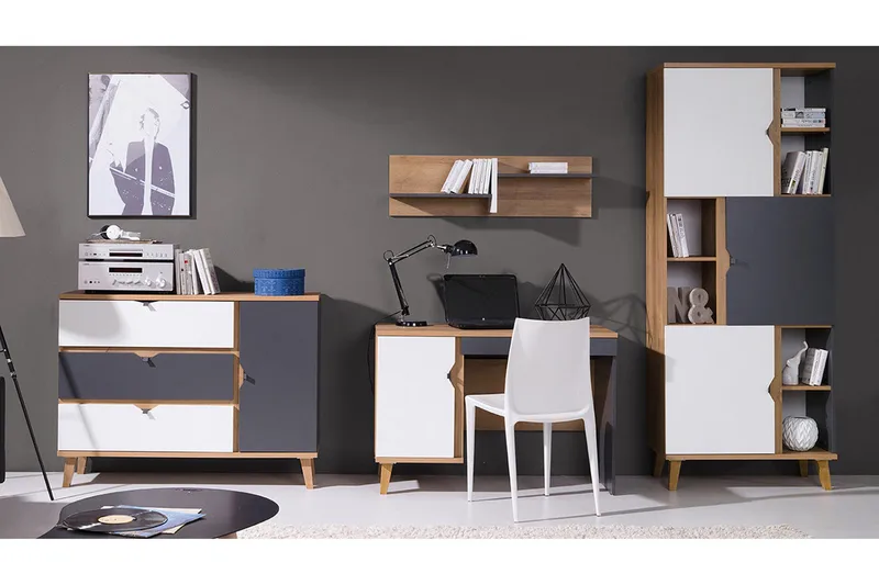 Memone Sovrumsset barn - Beige/Grå/Vit - Möbler - Sovrum - Möbelset för sovrum