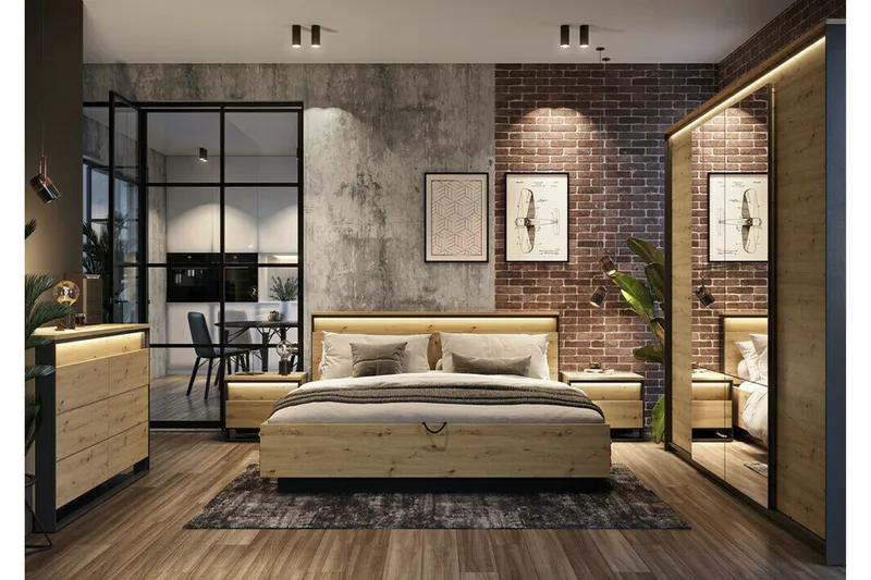 Rathmore Möbelset För Sovrum Black - Möbler - Sovrum - Möbelset för sovrum