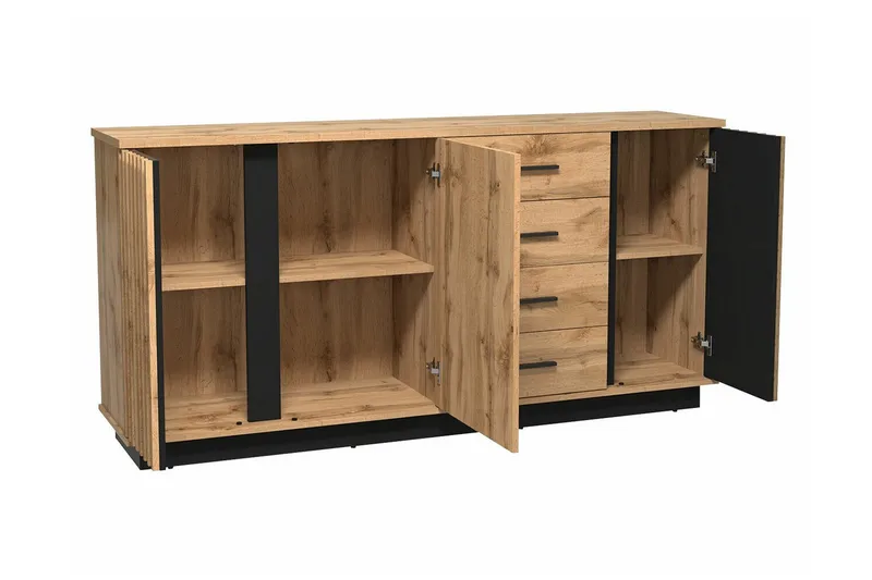 Strathy Möbelset För Sovrum - Svart - Möbler - Sovrum - Möbelset för sovrum