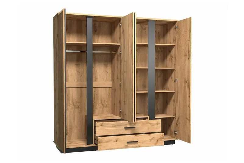 Strathy Möbelset För Sovrum - Svart - Möbler - Sovrum - Möbelset för sovrum