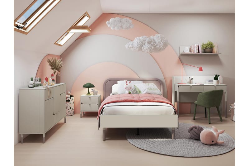 Monfort Möbelset För Sovrum - Beige - Möbler - Sovrum - Möbelset för sovrum